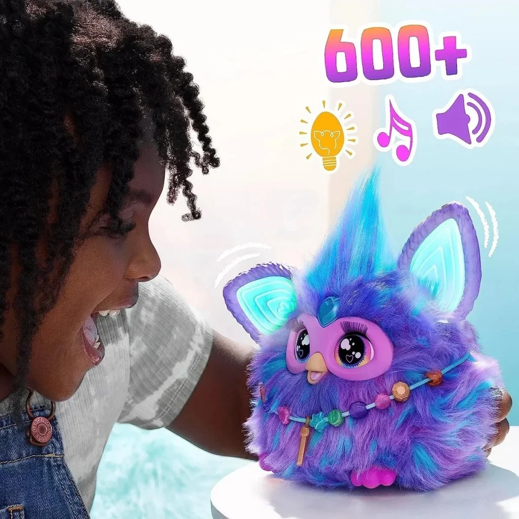 Furby Mor İnterakti̇f Peluş F6743 görsel 5
