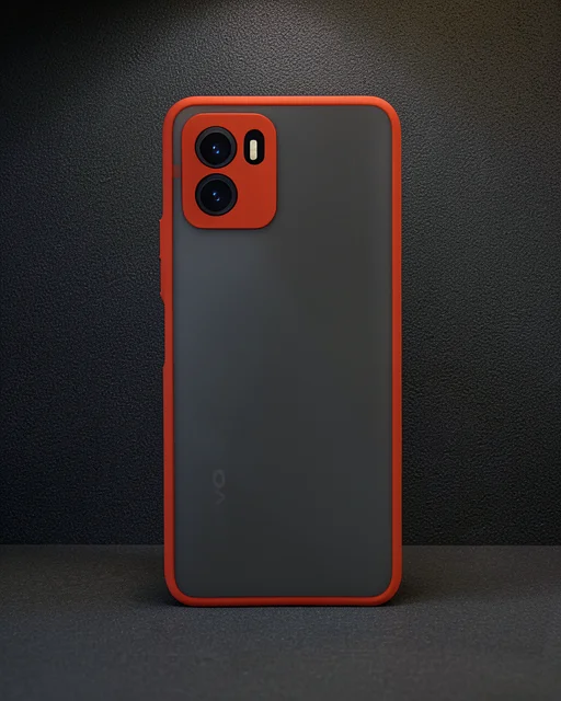Vivo Y15s Kılıf Montreal Silikon Kapak - Kırmızı