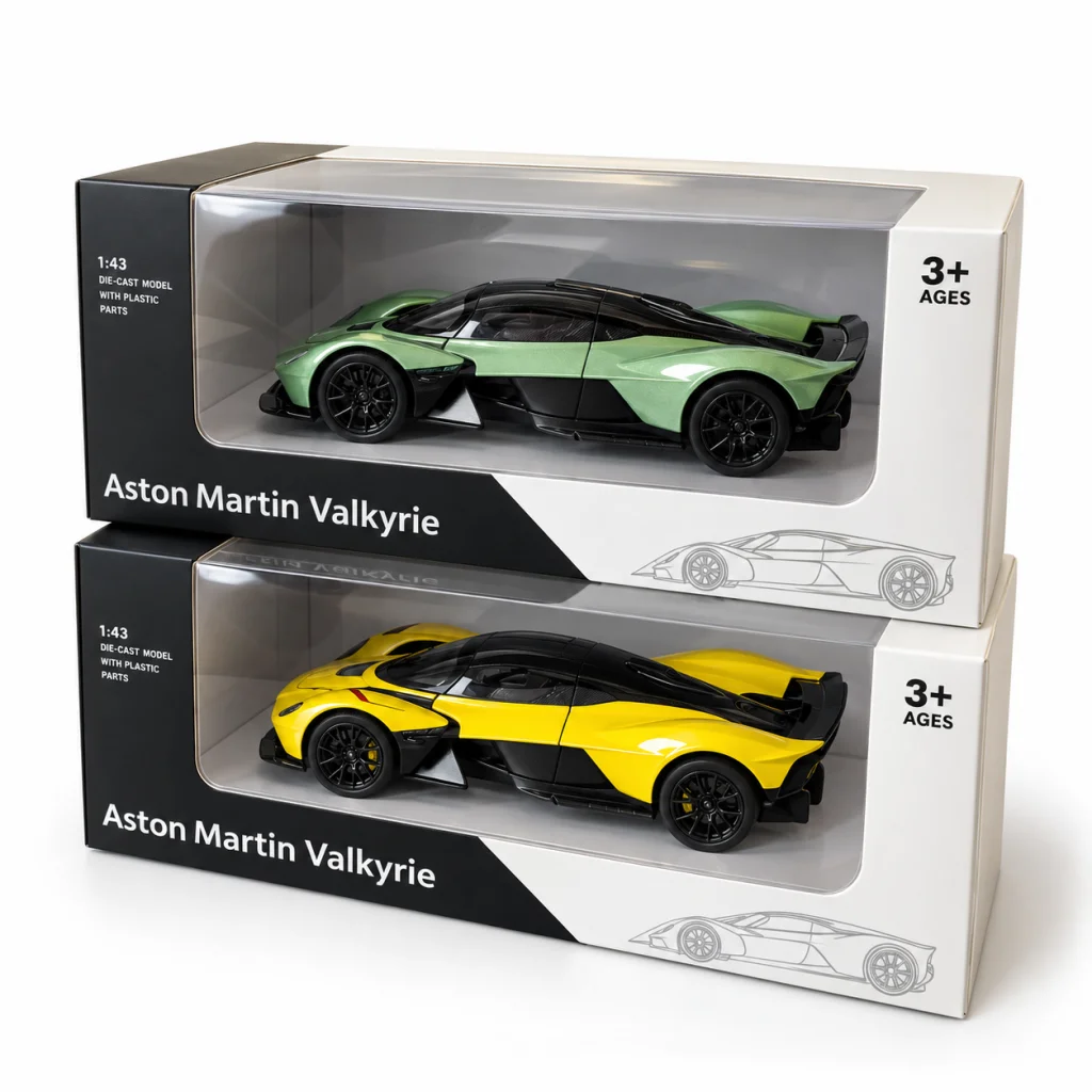 RW8143 1:43ASTON MARTON VALKYRIE ÇEK BIRAK METAL MODEL ARABA (adet fiyatıdır)