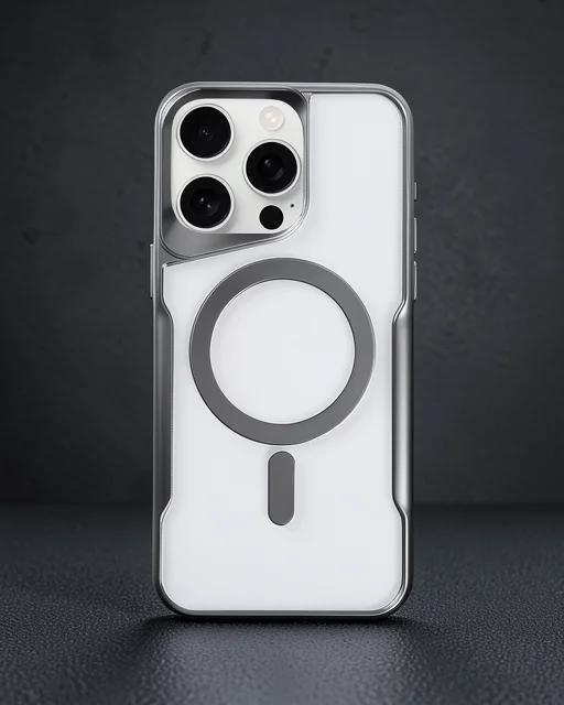 Apple İphone 16 Pro Kılıf Boyi Magsafe Silikon Kapak - Titan Gri