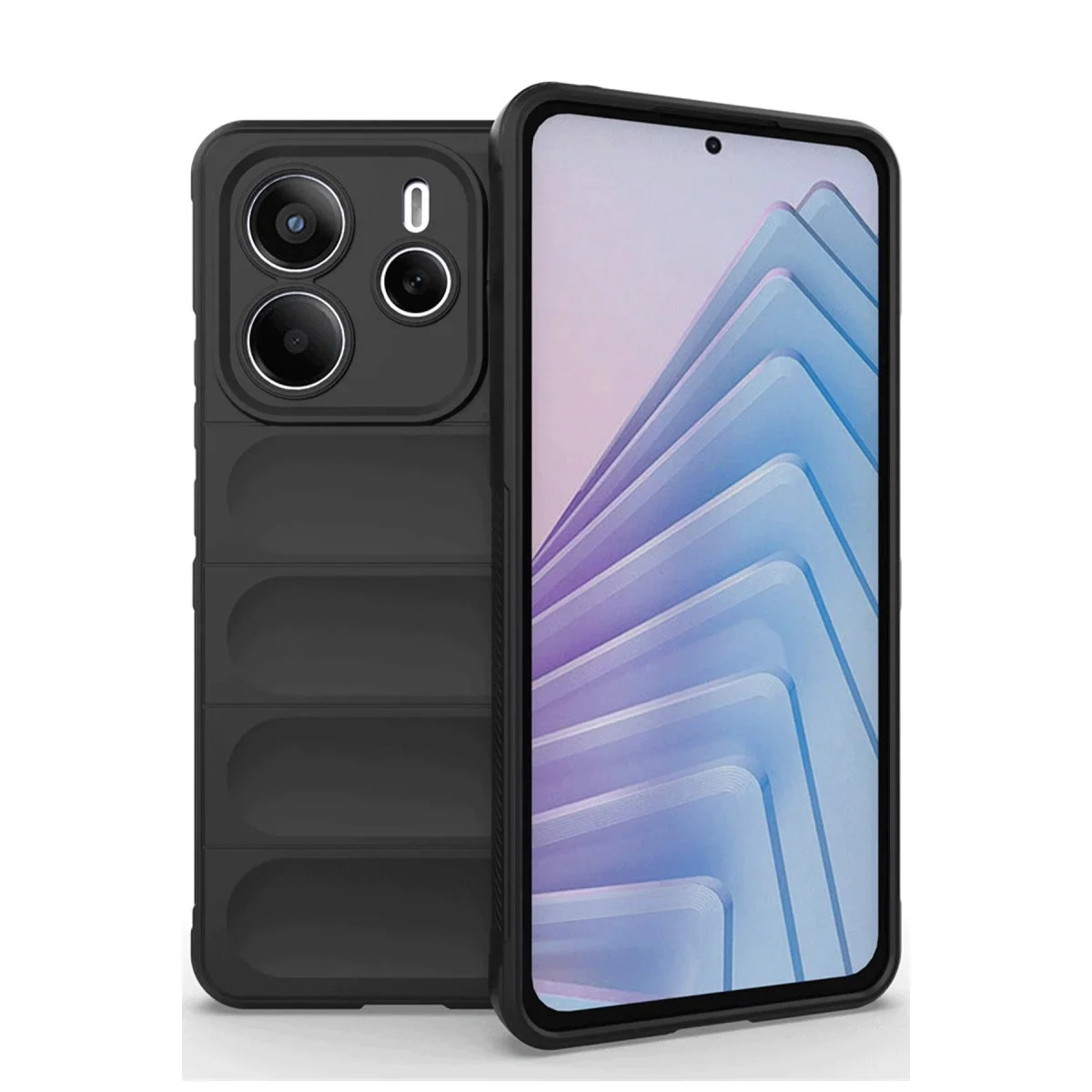 Xiao Red Note 14 4g Kılıf Optimum Silikon - Siyah