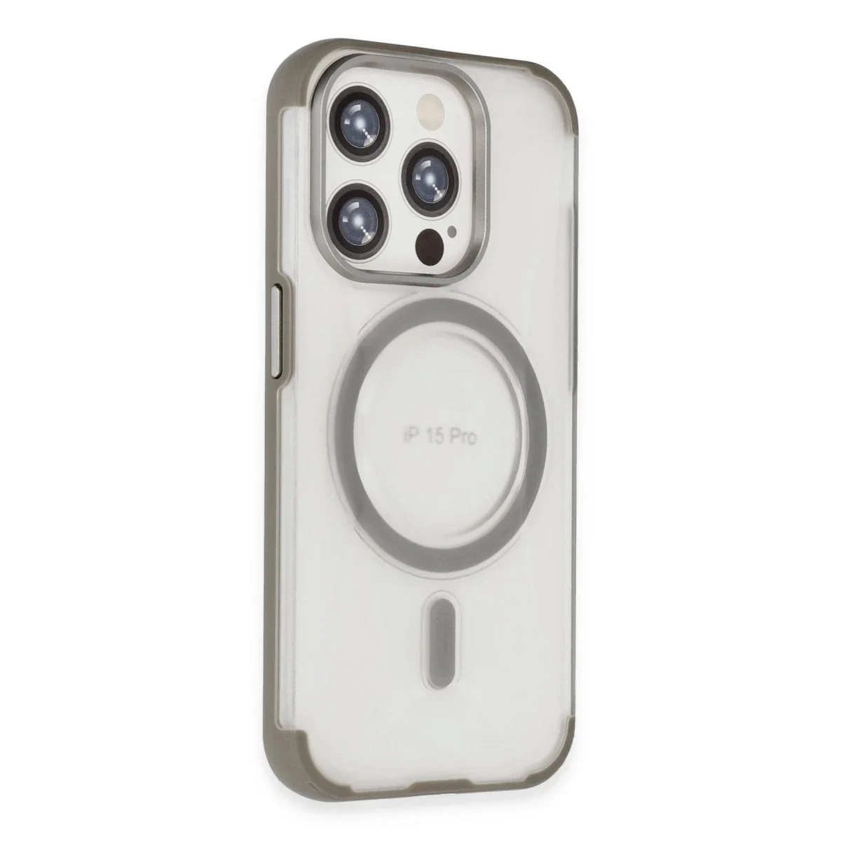 Joko Apple iPhone 15 Pro Max Hilton Magsafe Kapak - Titan Gri