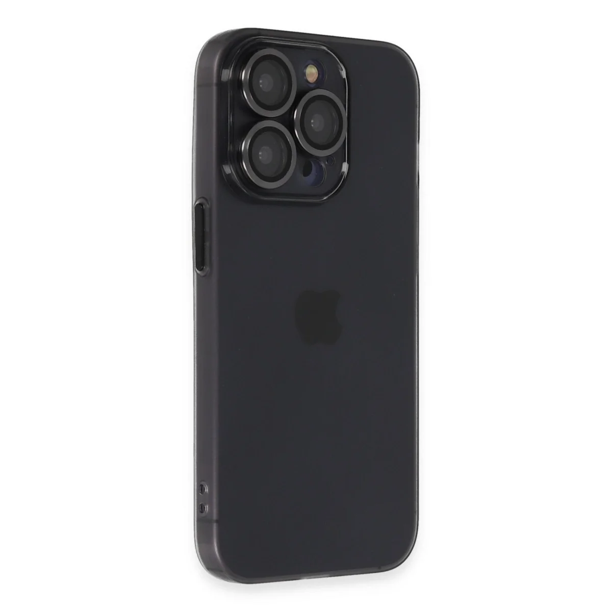 Apple İphone 13 Pro Kılıf Luko Lens Silikon - Siyah görsel 2