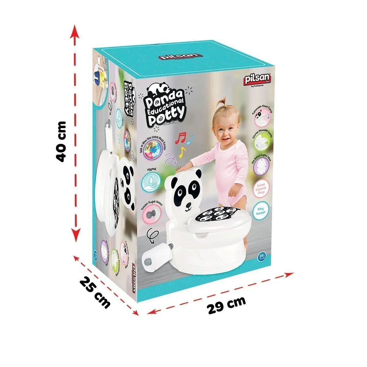07 561 Pilsan Eğitici Panda Klozet görsel 4