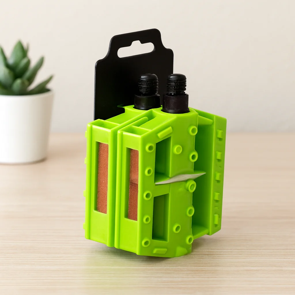 Bisiklet Pedalı 9.8x8.4 cm (2'li, Yan Reflektörlü)