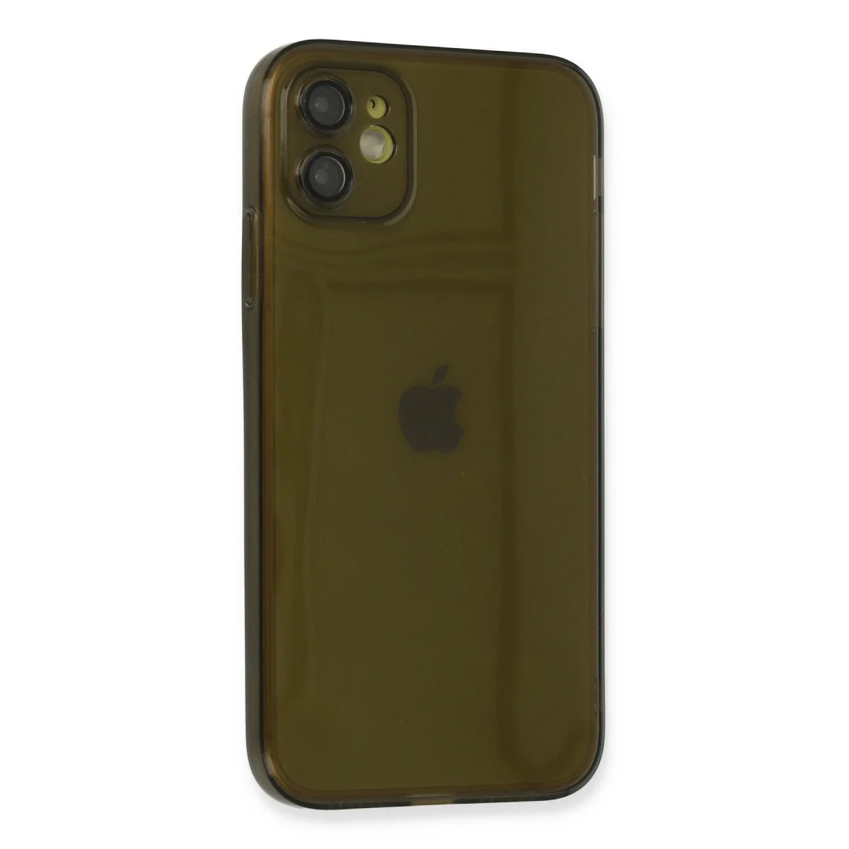 Apple İphone 12 Kılıf Fly Lens Silikon - Siyah görsel 2