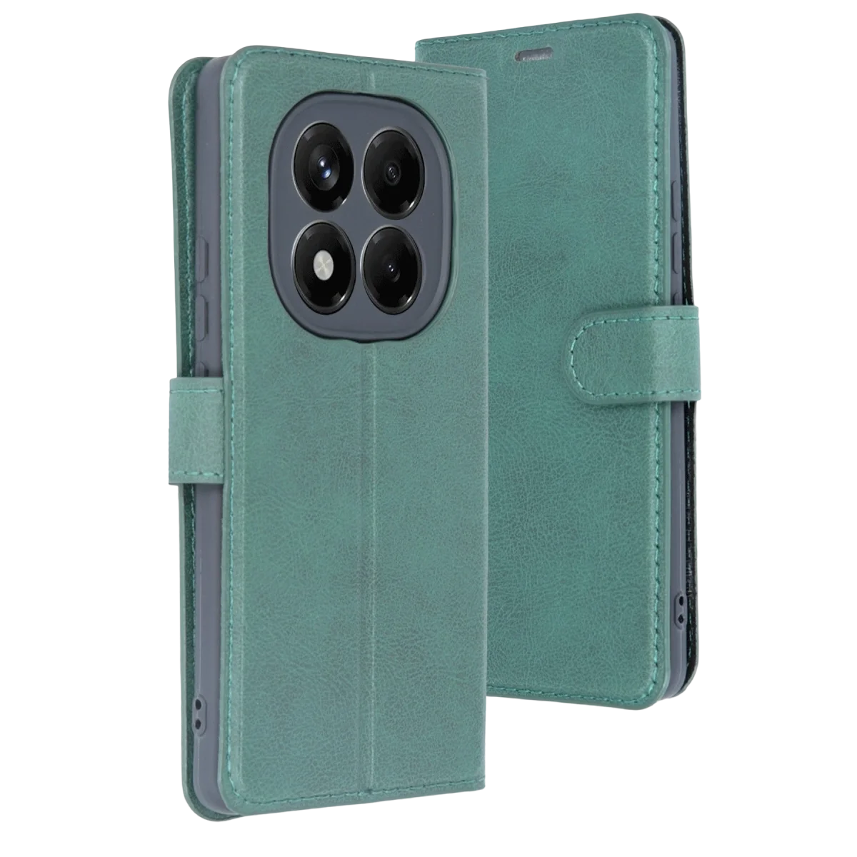 Xiao Red Note 15 Pro 5g Trend S Plus Kapaklı Kılıf - Yeşil