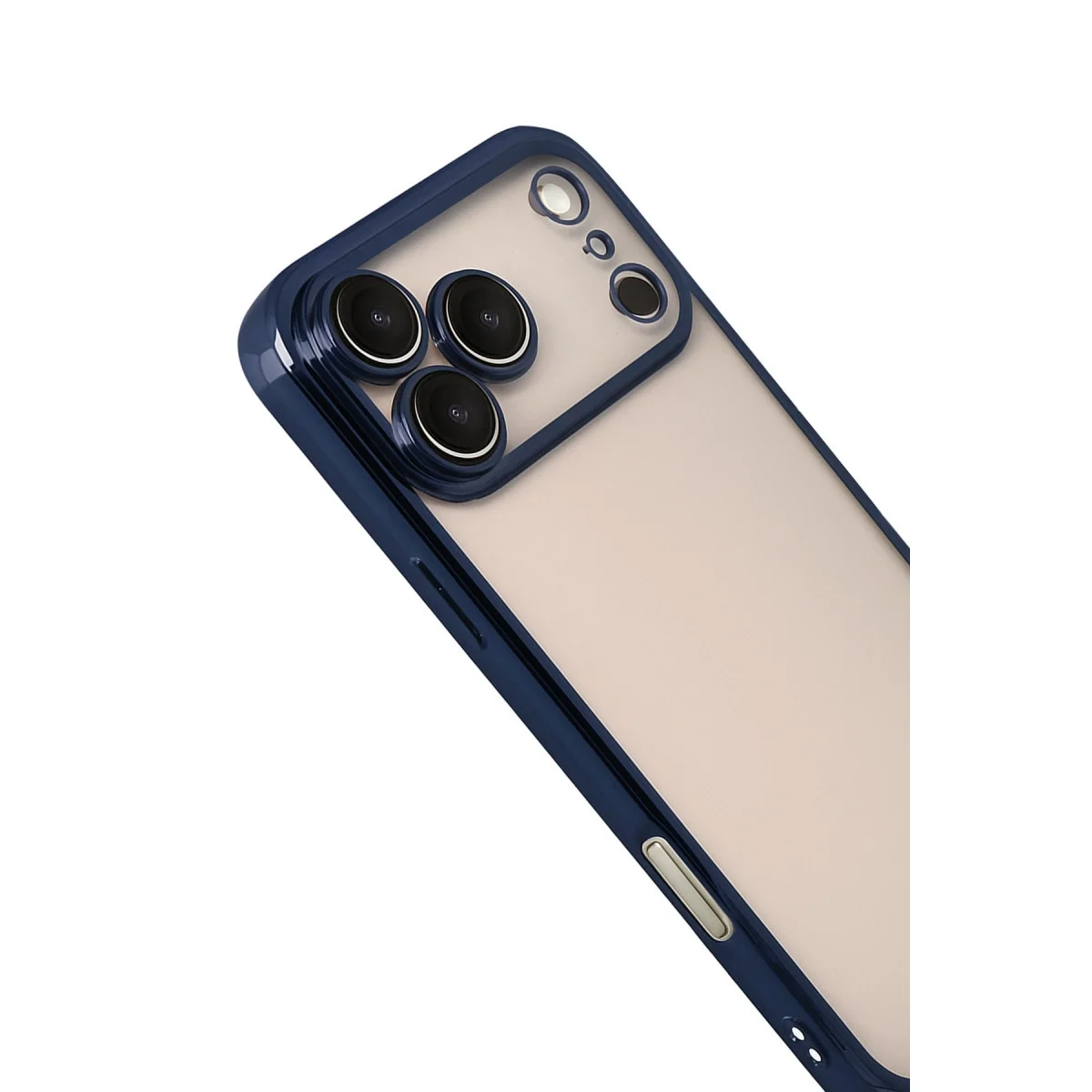 Apple İphone 17 Pro Max Razer Lensli Silikon - Lacivert görsel 3