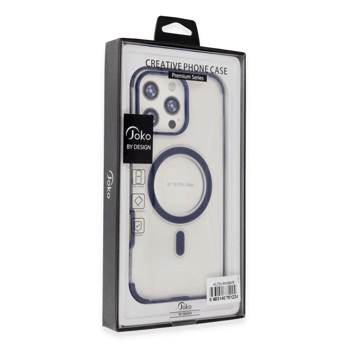 Joko Apple iPhone 14 Pro Max Hilton Magsafe Kapak - Siyah görsel 2