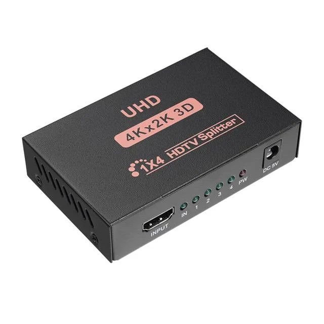 Hytech HY-LU4 4 Port 4Kx2K HD Splitter Dağıtıcı görsel 5