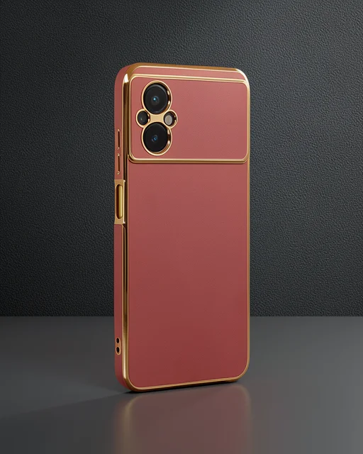 Xiaomi Poco M5 Kılıf Volet Silikon - Kırmızı