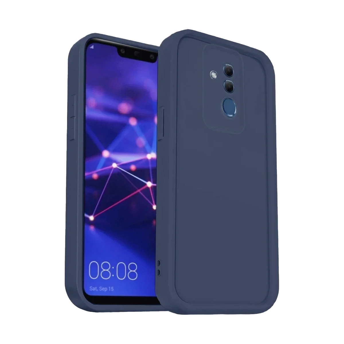Huawei Mate 20 Lite Kılıf Viera Silikon - Lacivert görsel 2