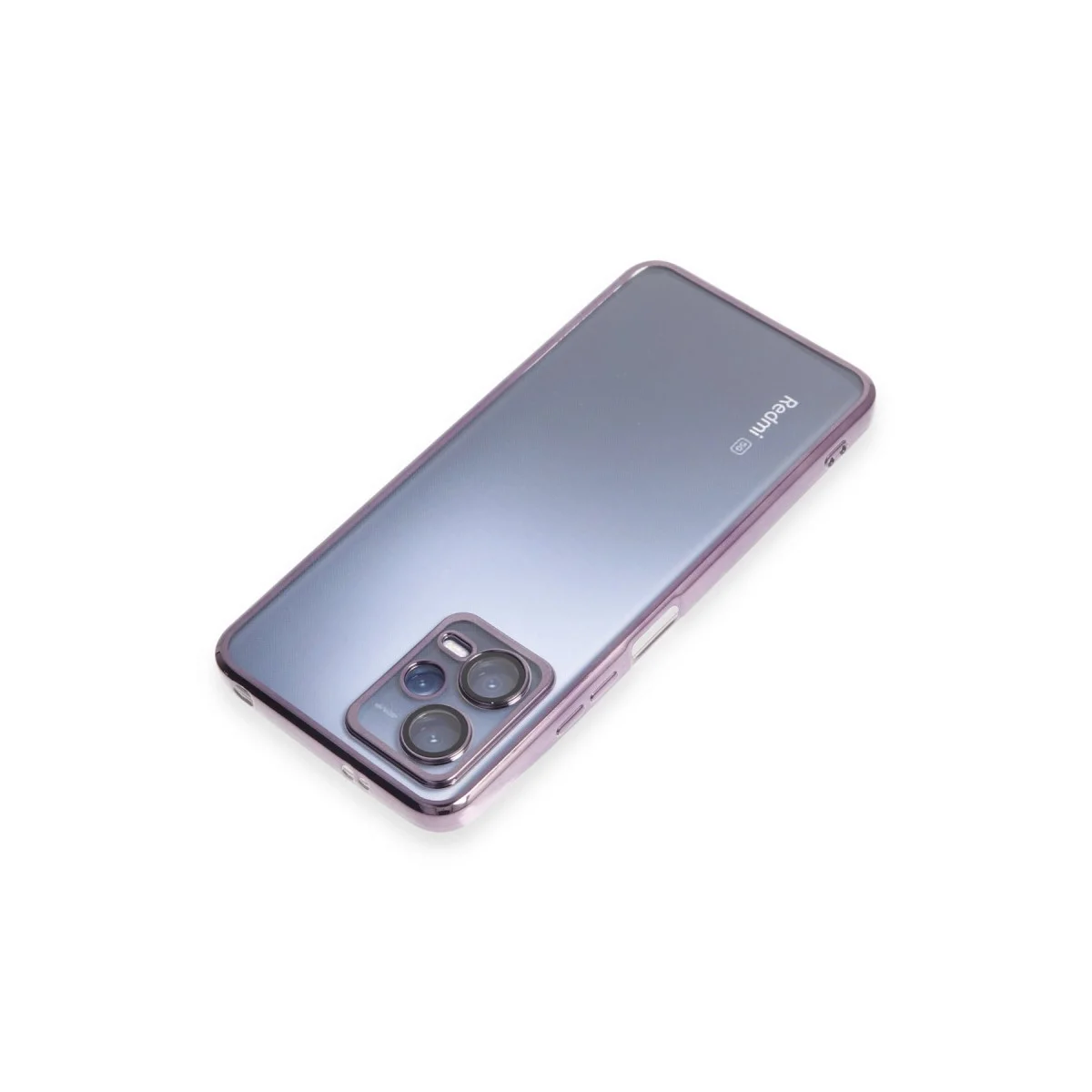Xiaomi Redmi Note 12 5g Kılıf Razer Lensli Silikon - Mor görsel 5