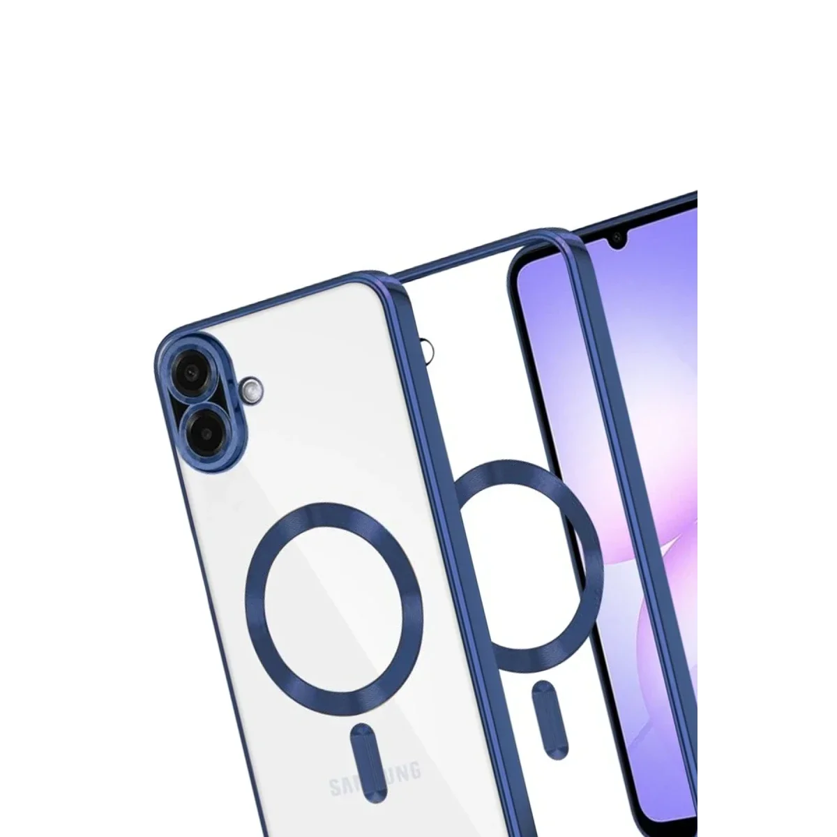 Samsung Galaxy A07 4G Kross Magneticsafe Kapak - Lacivert görsel 3