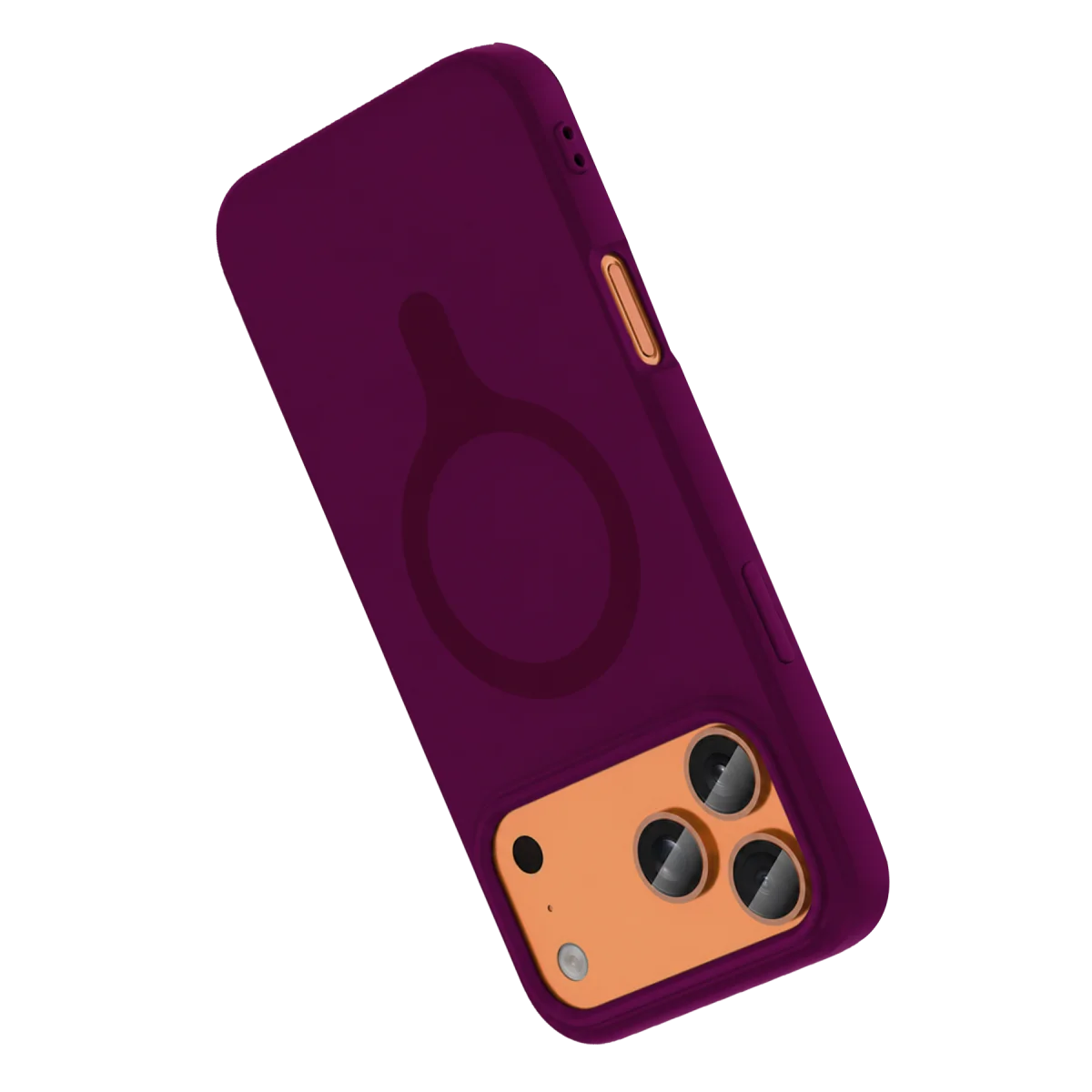 Joko Apple iPhone 18 Pro Max/17 Pro Max Z Silikon Magsafe Kapak - Bordo görsel 3