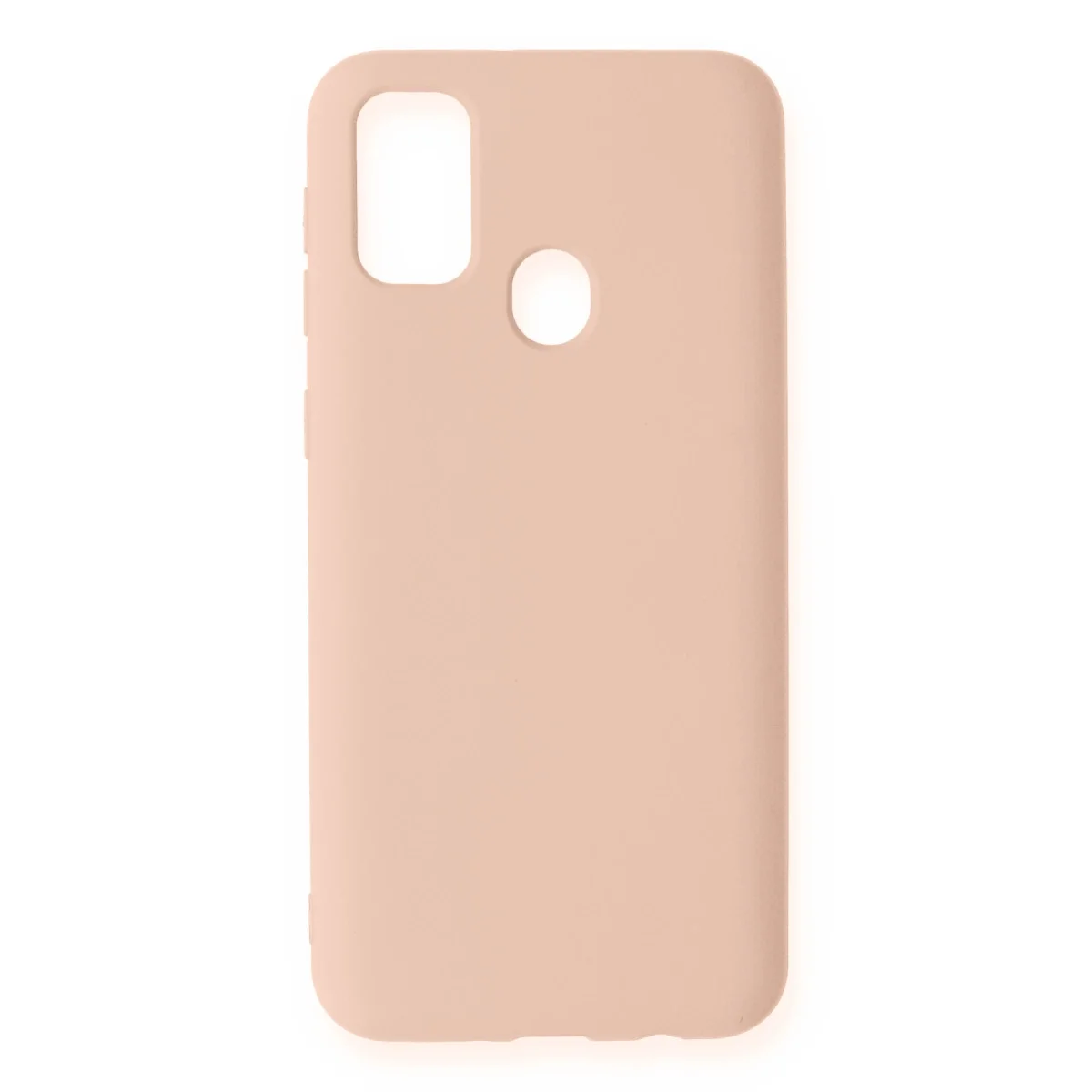 Samsung Galaxy M31 Kılıf Nano İçi Kadife Silikon - Pudra görsel 2