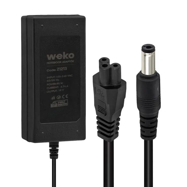 Weko 19 Volt 4.74 Amper 90 Watt Notebook Adaptör (5.5*2.5 Uçlu) görsel 5