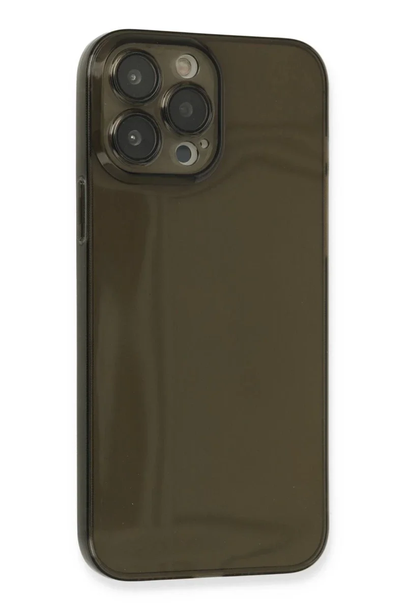 Apple iPhone 13 Pro Kılıf Fly Lens Silikon - Siyah görsel 2