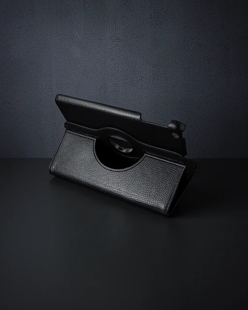 Apple İpad Mini 1 Kılıf 360 Tablet Deri Kılıf - Siyah