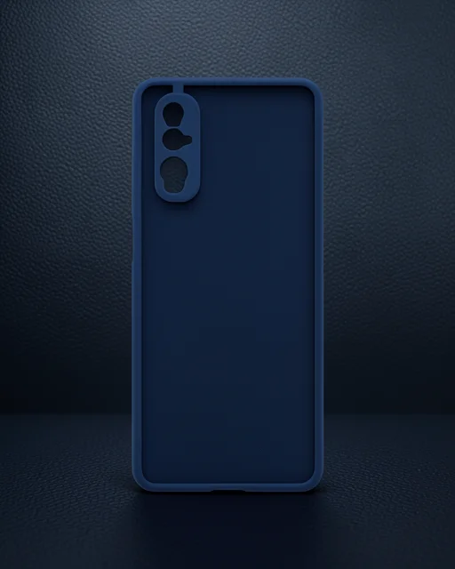 Oppo Find X2 Kılıf Montreal Silikon Kapak - Lacivert
