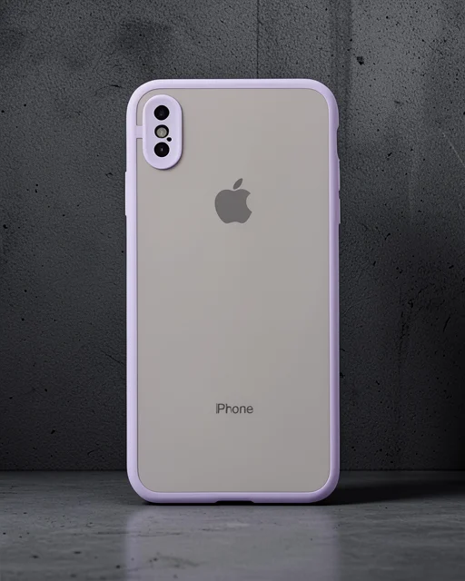Apple İphone Xs Max Kılıf Montreal Silikon Kapak - Mor