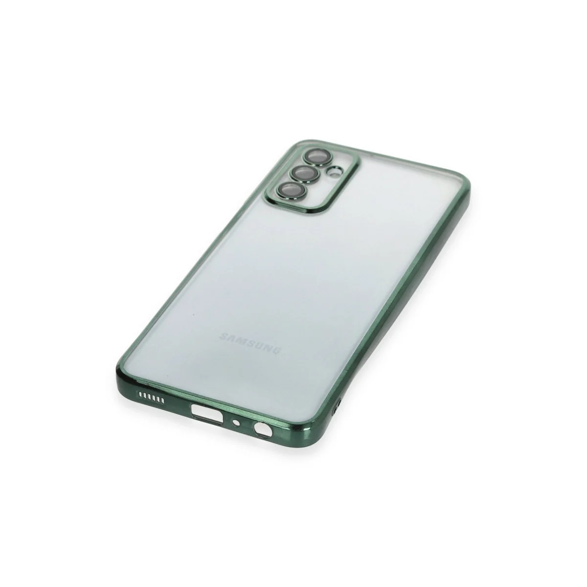 Samsung Galaxy M23 Kılıf Razer Lensli Silikon - Yeşil görsel 4