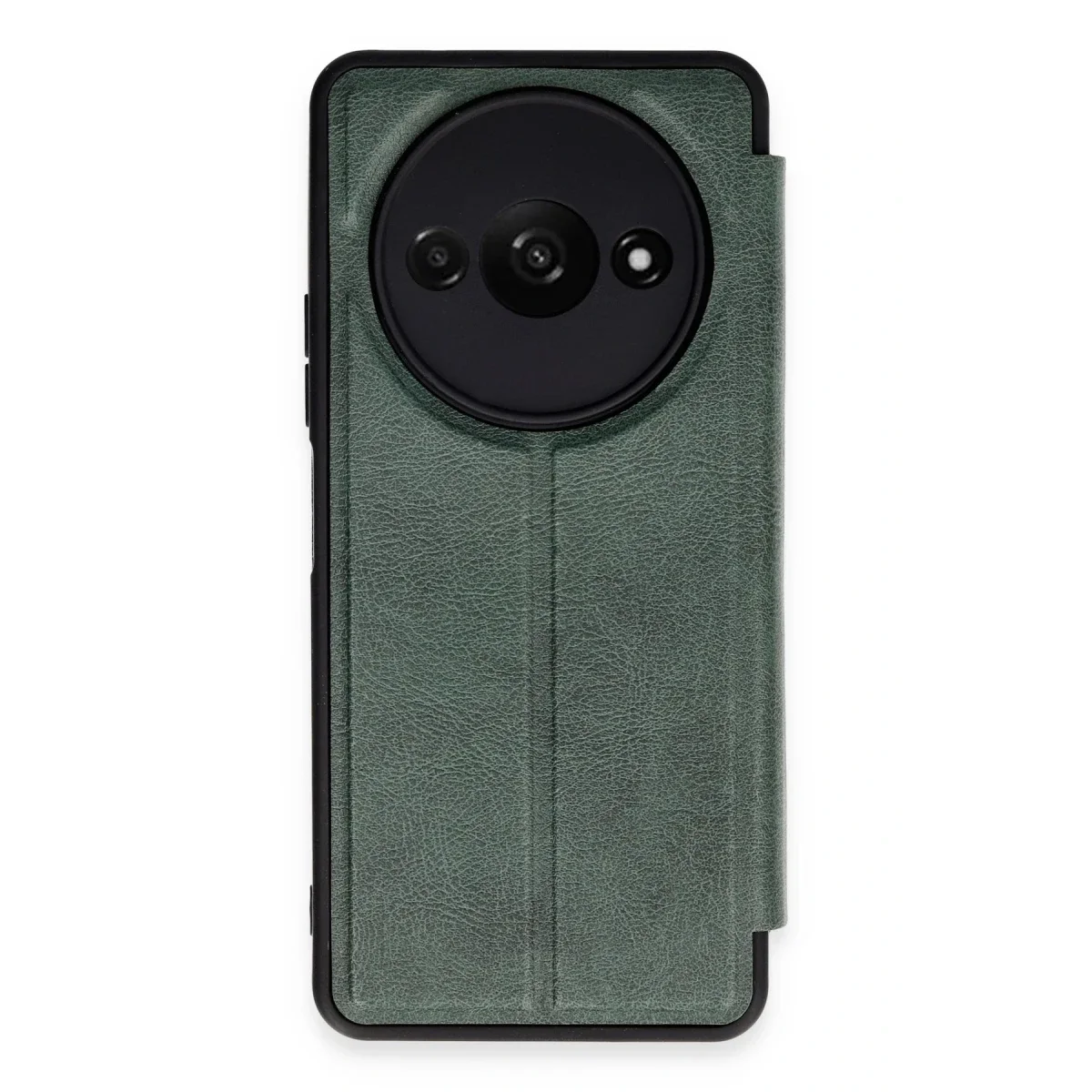 Xiaomi Redmi A3 4G Kılıf Flip Cover - Koyu Yeşil