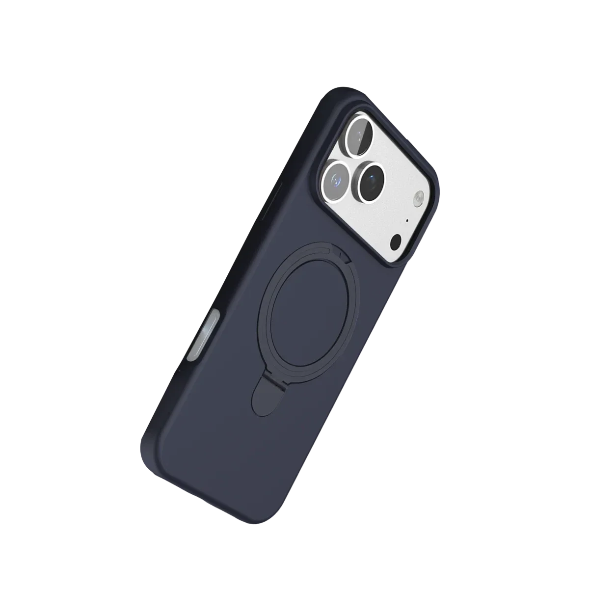 Apple iPhone 17 Pro Regal Magsafe Standlı Kapak - Lacivert görsel 4