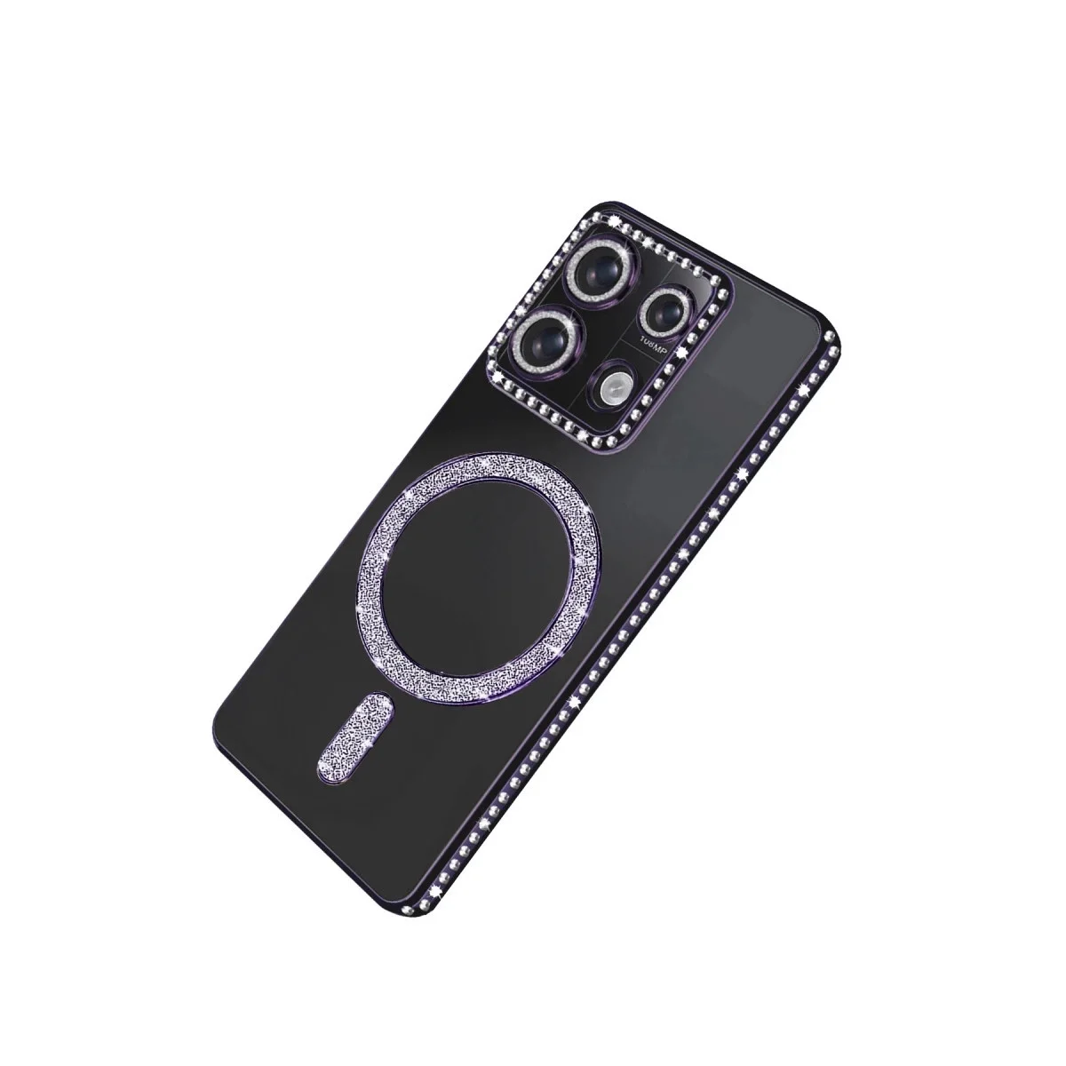 Xiao Red 13c Joke Simli Magneticsafe Kılıf - Derin Mor görsel 2