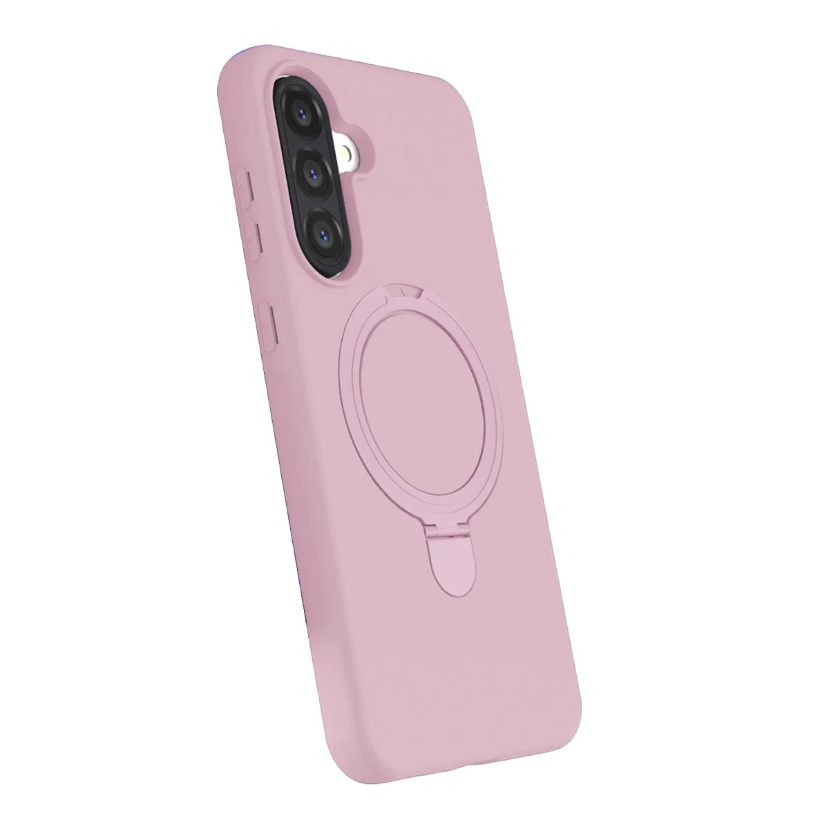 Samsung Galaxy A26 Regal Magsafe Standlı Kapak - Açık Pembe görsel 3