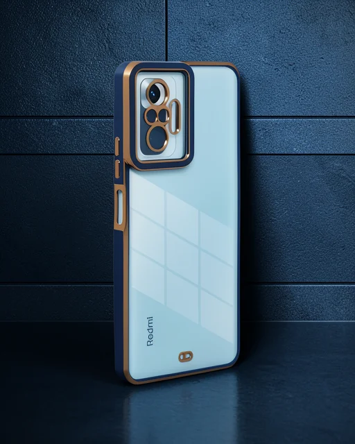 Xiaomi Redmi Note 10 Pro Kılıf Liva Lens Silikon - Mavi