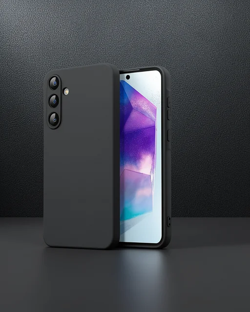 Samsung Galaxy A16 5g Kılıf Nano İçi Kadife Silikon - Siyah