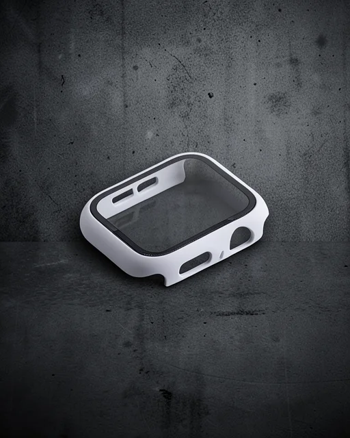 Apple Watch 38mm Camlı Kasa Ekran Koruyucu - Lila