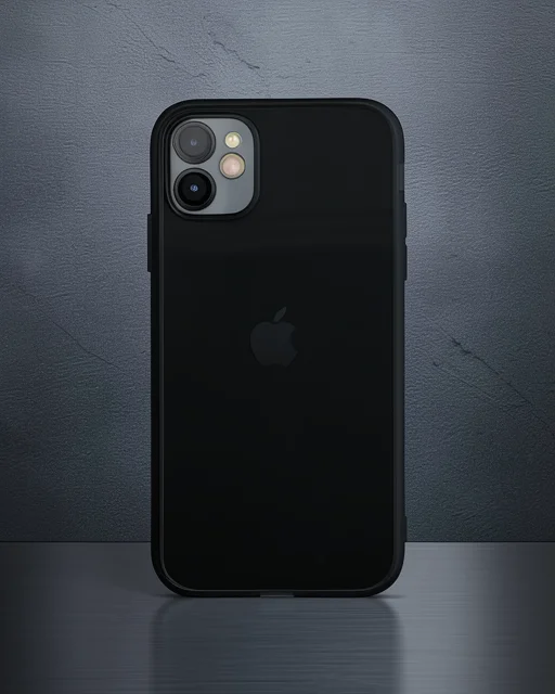 Apple İphone 12 Kılıf Fly Lens Silikon - Siyah