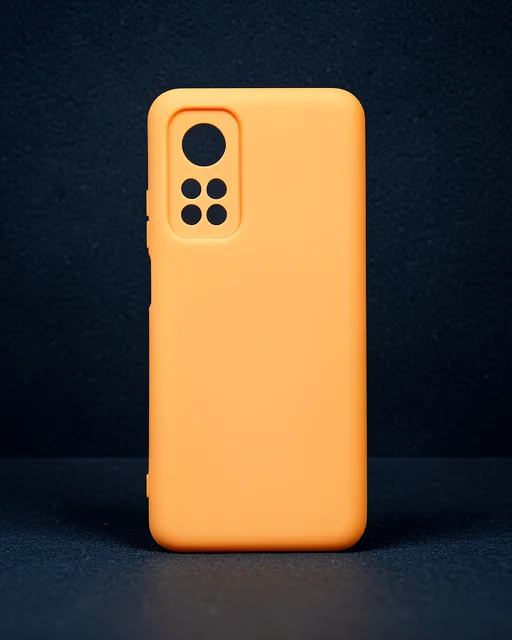 Xiaomi Mi 10t Kılıf Nano İçi Kadife Silikon - Turuncu