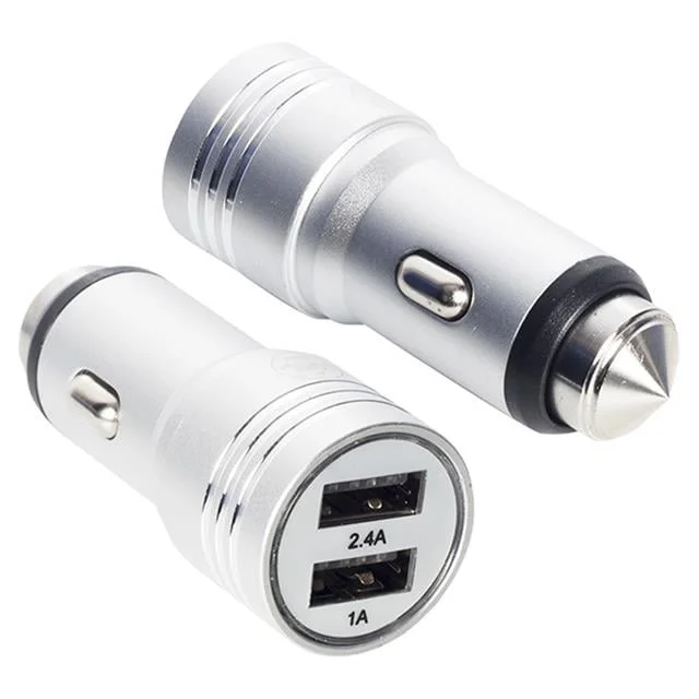 Powerway X-633 Çift Usb’li 3.1 Amper Metal Çakmaklık Araç Şarj Cihazı görsel 4