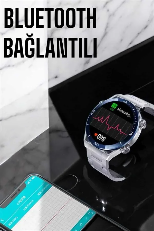Akıllı Saat 2024 Model Arama Cevaplayan Uyku ve Sağlık Takibi görsel 3