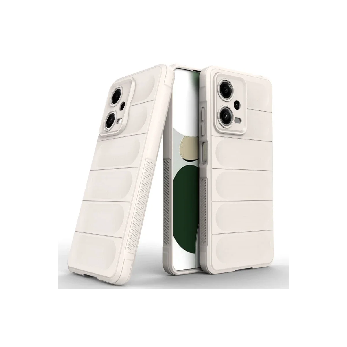 Xiaomi Poco X5 5G Kılıf Optimum Silikon - Krem görsel 2