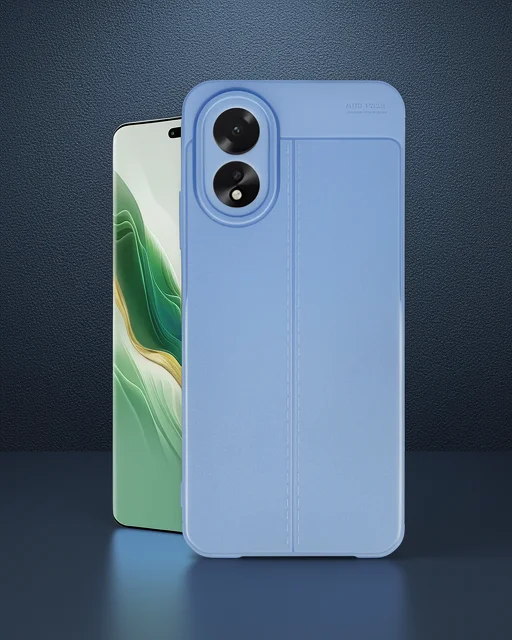Oppo A38 Kılıf Auto Focus Kapak - Mavi