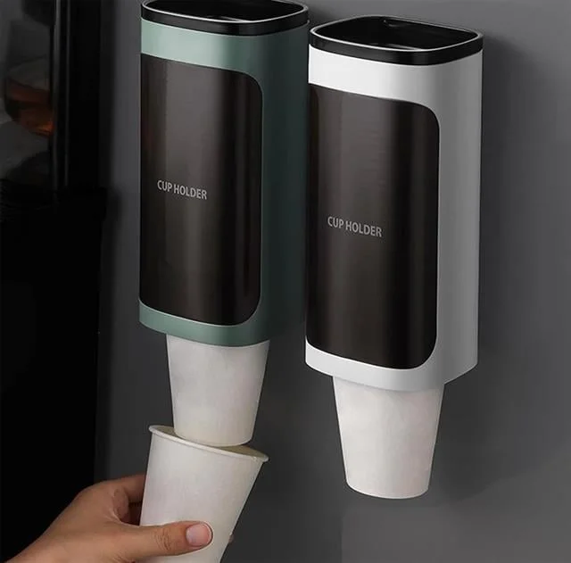 SN-27109 Kendinden Yapışkanlı Plastik - Karton Bardak Dispenseri görsel 3