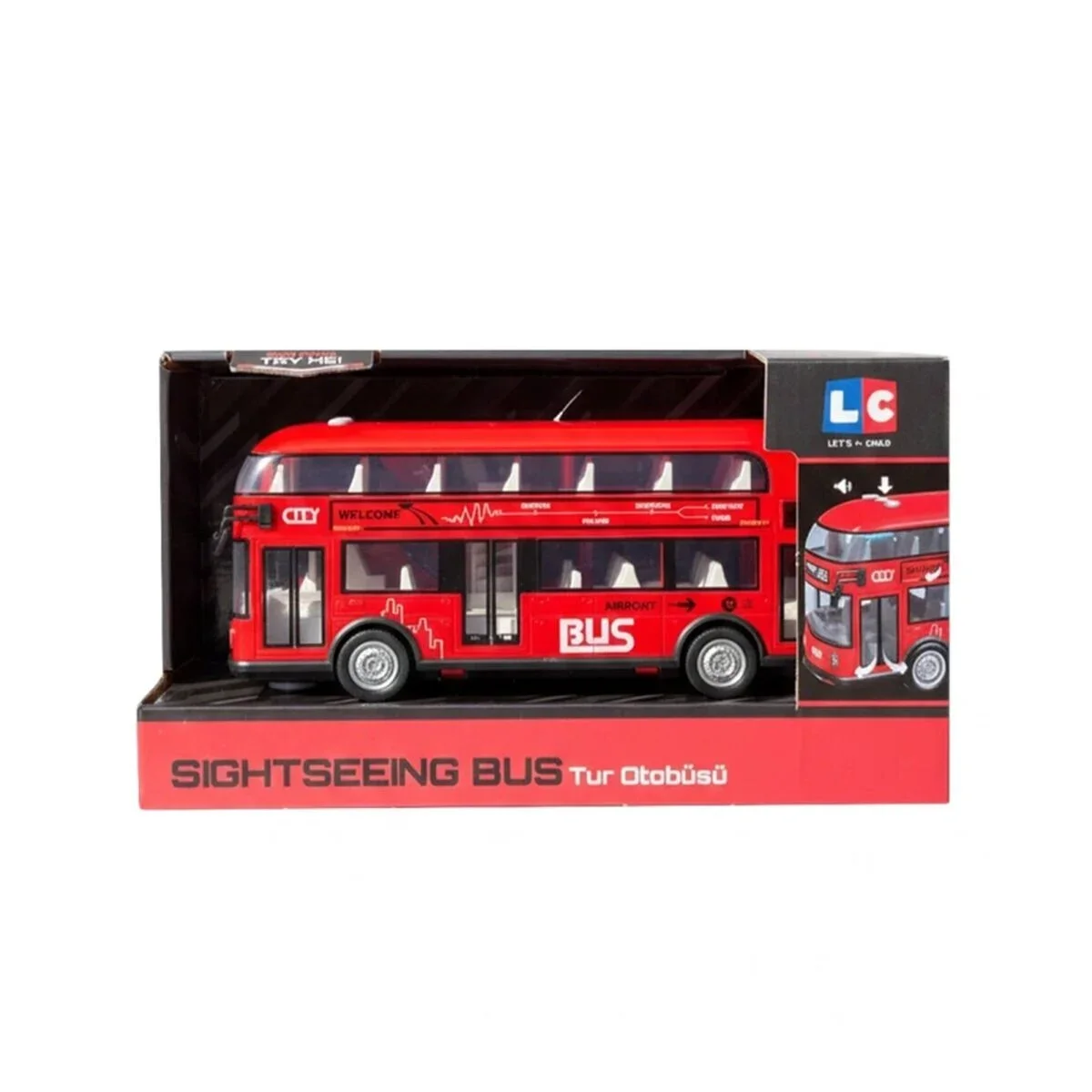 LC-31350 Lets Drive Sesli ve Işıklı Tur Otobüsü görsel 5