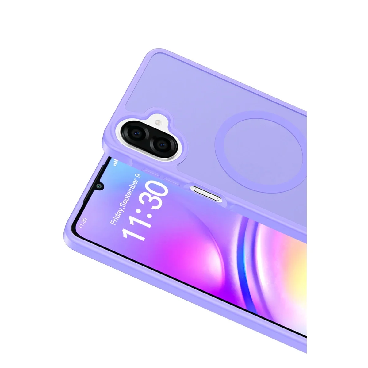 Joko Samsung Galaxy A07 4g Jota Magsafe Kapak - Lila görsel 3