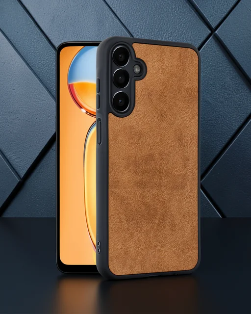 Samsung Galaxy A36 Kılıf Aras Deri Kapak - Taba