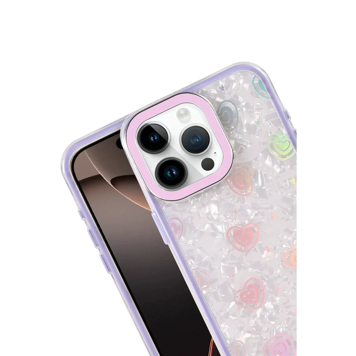Apple iPhone 14 Lumi Desenli Kapak - Mor görsel 2