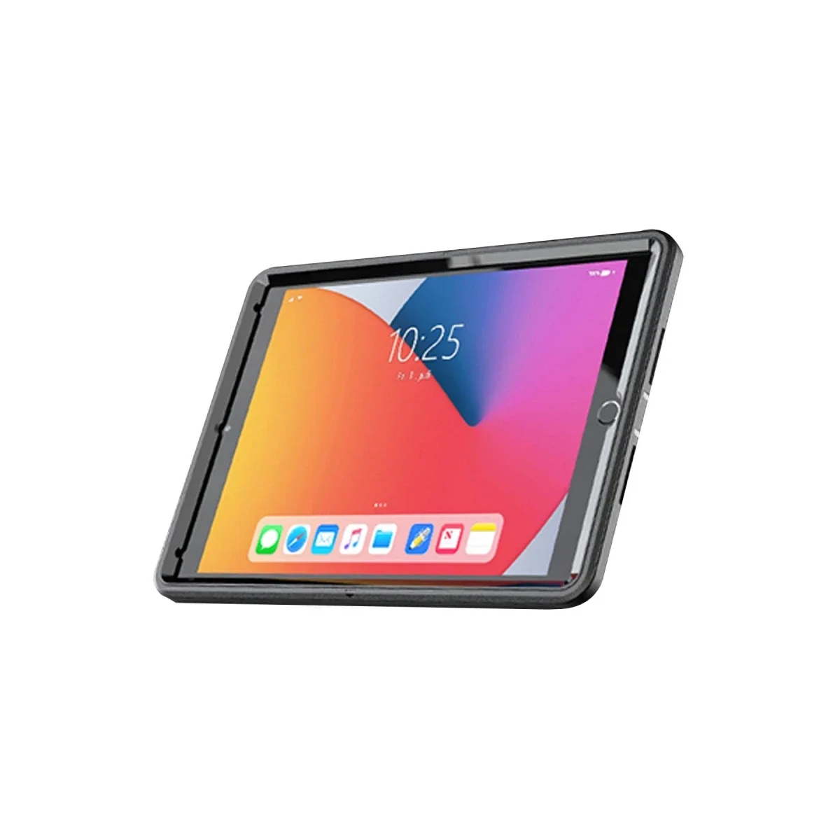 Apple iPad 10.2 (7.nesil) Kılıf Hand Strap Tablet Kılıfı - Siyah görsel 3