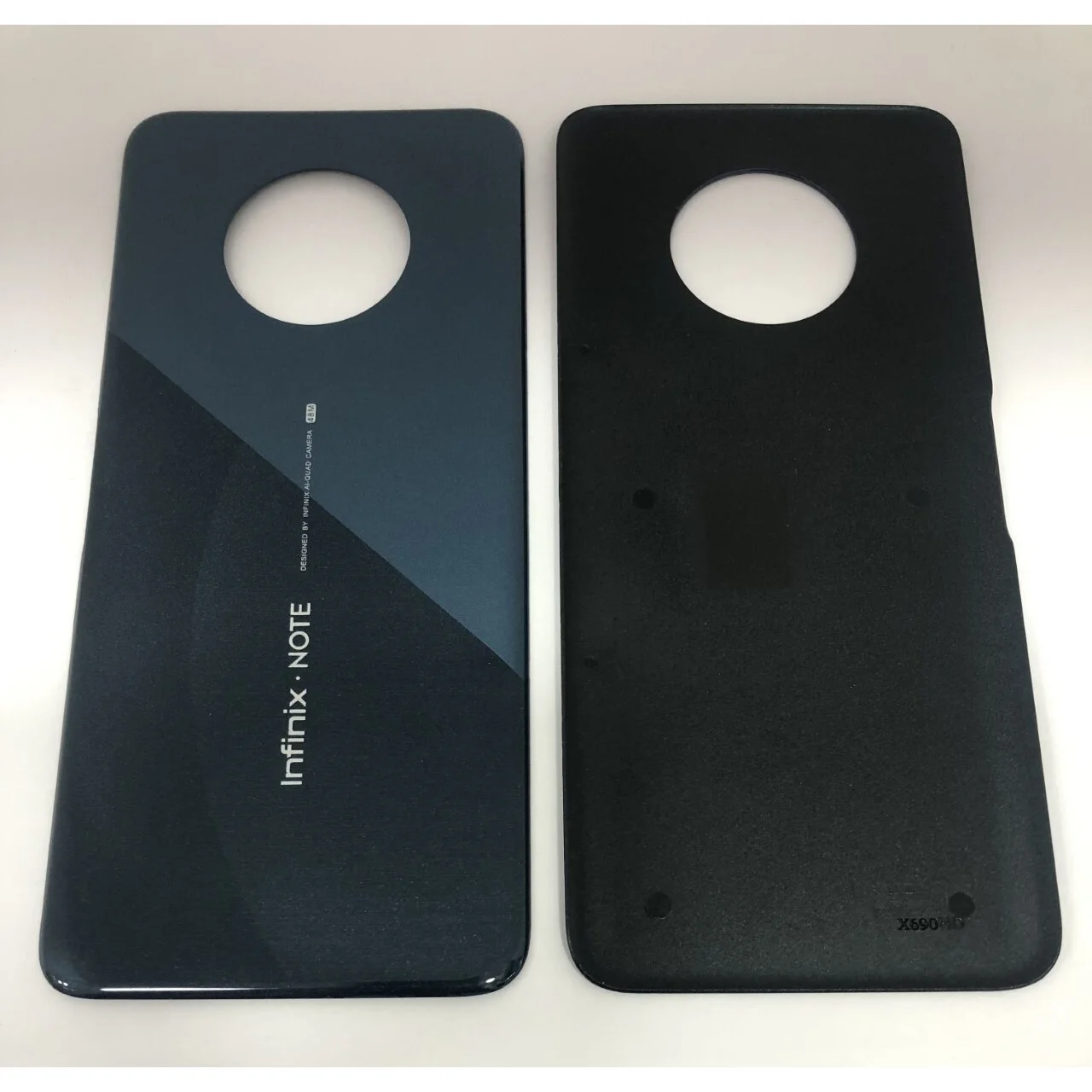 infinix Note 7 Arka Kapak Pil Kapağı (Siyah) görsel 3