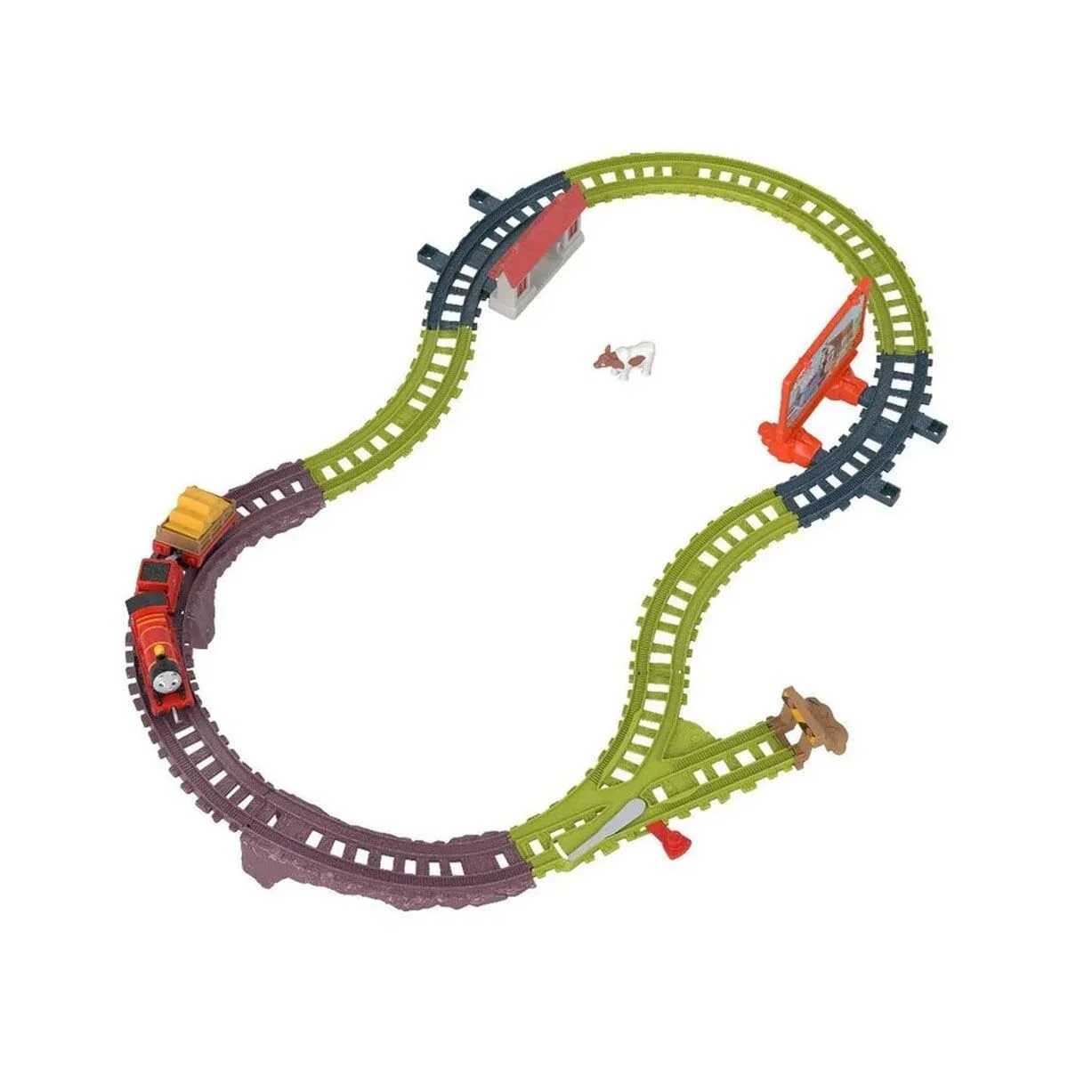 HGY82 Thomas ve Arkadaşları - Tren Seti (Sür-Bırak) görsel 5