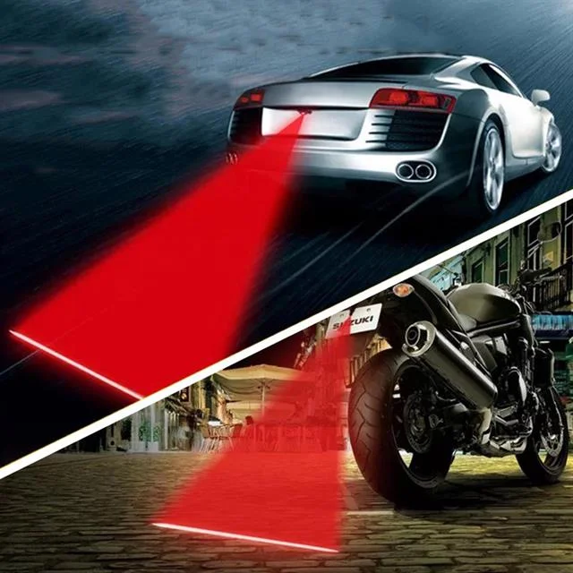 PM-26970 Motosiklet / Otomobil Arka Stop Ikaz Lazer Lamba görsel 3