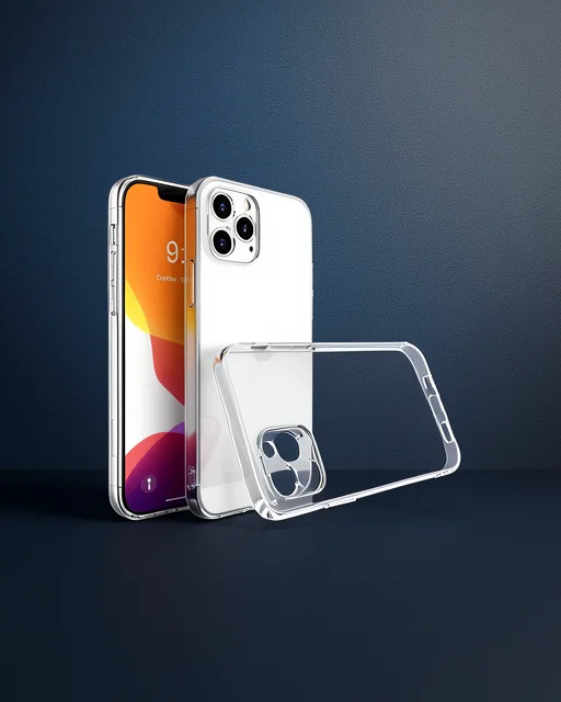 Apple İphone 16 Pro Max Kılıf Lüx Şeffaf Silikon