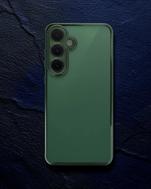 Samsung Galaxy S24 Fe Kılıf Razer Lensli Silikon - Yeşil